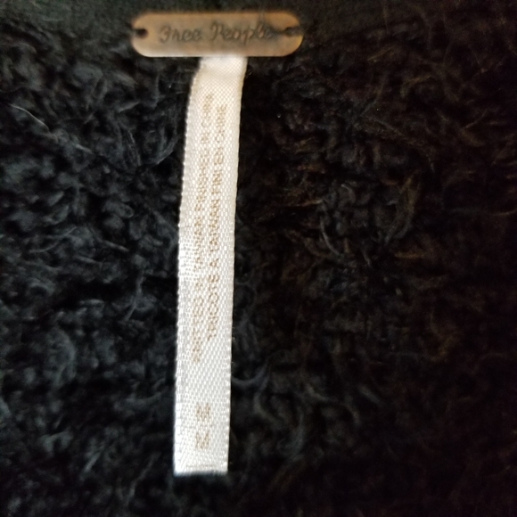 Free People V-Neck Eyelash-Chenille Knit Oversize Silhouette Sweater - Picture 6 of 11